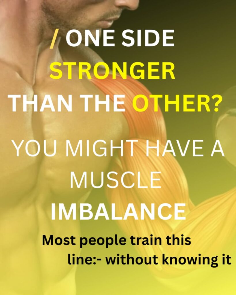 one side stronger than other ?
you might have a muscle imbalance.